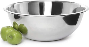 Deep Stainless Steel Mixing Bowl for Sourdough - 20-Quart Large Durable Nesting - Picture 1 of 4
