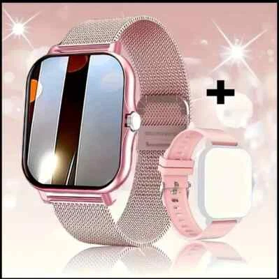 Smart Watch Men Women with Double Strap Fitness Tracker Sport Watches UK - Image 1 of 4