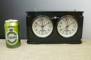 Vintage 1967. UdSSR / Russische klassische Bakelit SCHACHUHR (571) - Bild 1 von 15