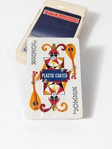 Vintage Twa Deck Carolans irischer cremefarbener Likör Spielkarten Werbung versiegelt - Bild 1 von 7