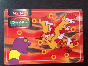 Moltres No.146 Pokemon Card CARDDASS Top Sun Japanese Nintendo F/S #K - Picture 1 of 2