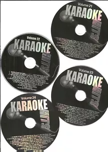 4 volumi CD KARAOKE HITS 21-22-23-24. 80 melodie totali. Varietà. - Foto 1 di 5