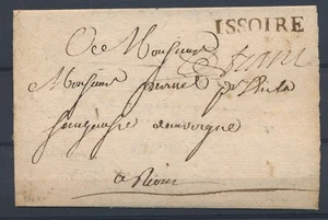 1768 Brief Marke Lenain Nr. 4 und 5 ISSOIRE + FRANC PUY DE DOME (62) Sup. P2734 - Bild 1 von 2