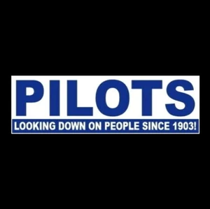 "PILOTS: LOOKING DOWN ON PEOPLE SINCE 1903" aviator STICKER airplane Cessna USAF - Picture 1 of 1