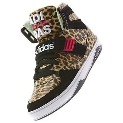 Adidas Originals Space Diver 2.0 W High Top Trainers Leopard Trainers M20183 - Image 1 of 4