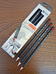 EN CAJA NUEVO PREMIUM ALTA CALIDAD GRADO 3H LÁPICES ARTE GRÁFICO ESCUELA DIBUJO - Imagen 1 de 1