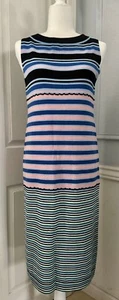 Uniqlo x Marni Women's Merino Blend Sleeveless Knitted Dress Blue - Picture 1 of 6