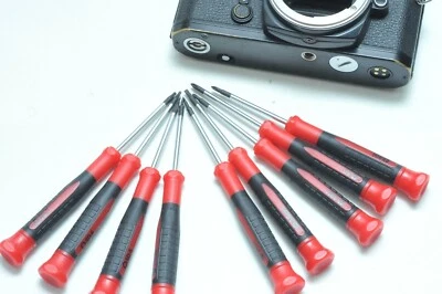  9-Piece Precision Pro Screw driver Set Magnetic Tip for Watch, Camera Repair  - Image 1 of 4