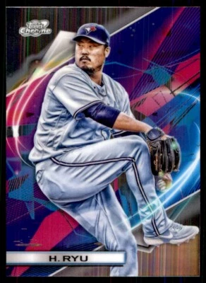 2022 Topps Cosmic Chrome Hyun-Jin Ryu #74 - Image 1 of 2