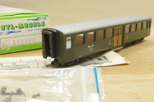 HOm 1:87 STL Models 2203/1 Personenwagen 2.K der Rhätischen Bahn Schweiz neu OVP - Bild 1 von 11