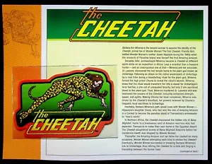 Parche Oficial Colección The Cheetah 2008 DC Comics Willabee & Ward - Imagen 1 de 5