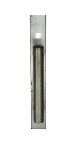 Vintage Modern 11.375 in. Nickel Door Pull Handle Cover