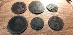 JOB LOT MISCELLANEOUS COINS Early Milled Onwards 5 - Picture 1 of 2