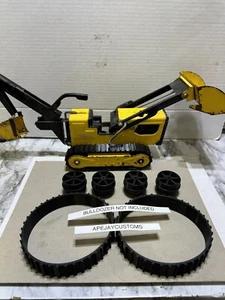 1 new pair of tracks and 4 wheels to fit Tonka T-6 Bulldozer - Picture 1 of 6