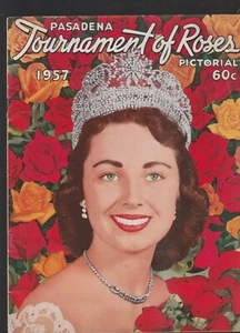 PASADENA TOURNAMENT OF ROSES 1957 PICTORIAL-IOWA 35-OREGON STATE 19 - Picture 1 of 3