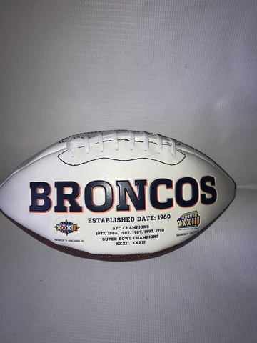 Sports Souvenir Denver Broncos Football Superbowl XXXII XXXIII 2007 K2LP Cover