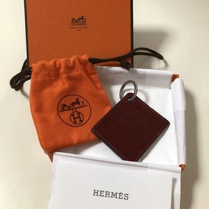 HERMES Leather Key Ring Keychain - Picture 1 of 5