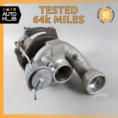 Turbocompresor derecho 08-18 Porsche Cayenne 958 Turbo 4,8 L turbo cargador OEM 64 k Foto 1 de 4