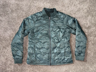 Chaqueta reversible verde con cremallera completa Columbia Youth Boys usada en excelente estado - Capucha extraíble - Talla L Foto 1 de 4