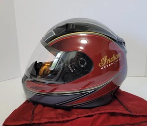 Indian Motorcycle FP07 Full-Face Motorcycle Helmet - Grey Black Red - Large - Bild 1 von 11