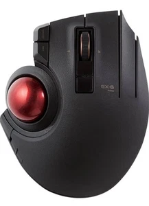 ELECOM EX-G ProTrackball Mouse Wireless, Ergonomic Mouse, 3 Device Connection, W - Picture 1 of 14