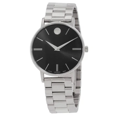 Reloj para mujer Movado Classic Museum cuarzo esfera negra 608037 Foto 1 de 3