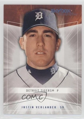Skybox Autographics 2005/750 Justin Verlander #115 novato radiocontrol Foto 1 de 2
