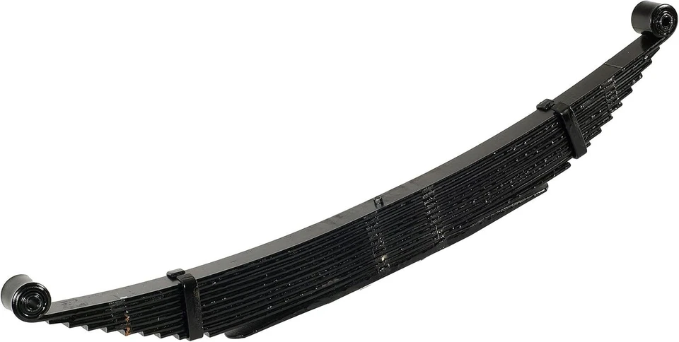 Rear Leaf Spring For 1973-92 Chevrolet P30 Black Steel With Bushings 26In Length - Image 1 of 1