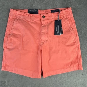 Pantalones Cortos Vineyard Vines Para Hombre 33 Papaya Passion 7" Island Cortos Chinos Elastizados - Imagen 1 de 12