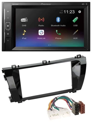Pioneer DAB MP3 2DIN Bluetooth USB Autoradio für Toyota Corolla (ab 2014) - Bild 1 von 4