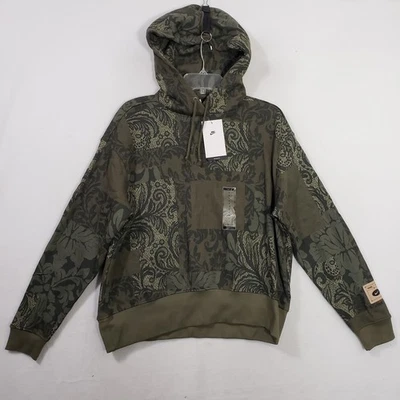 Nike Trend Gel Revival Pullover Hoodie Womens Small Green Oversize Fit New NWT - Image 1 of 4