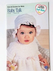 Red Heart Book Knit & Crochet Baby #0410 Baby Talk Afghan Pattern Sets 2002  - Picture 1 of 8