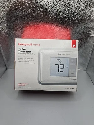 Honeywell Home-Resideo T3 Pro Thermostat - 1H/1C Heat Pump and 1H/1C Conventi... - Image 1 of 4