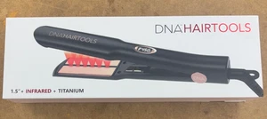Herramientas para el cabello DNA negro y dorado infrarrojo + cerámica de titanio plancha de pelo profesional NUEVO - Imagen 1 de 3