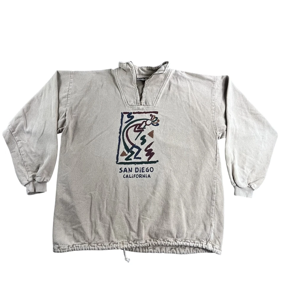 Pullover Taylor de Colección Años 90 Para Hombre Grande XL San Diego California Suroeste Hecho en EE. UU. Foto 1 de 4