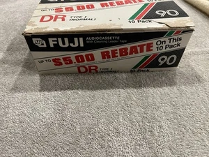 Fuji DR Type 1 90 Min (Lot of 11) Blank Audio Tape Cassette  NEW - Picture 1 of 9