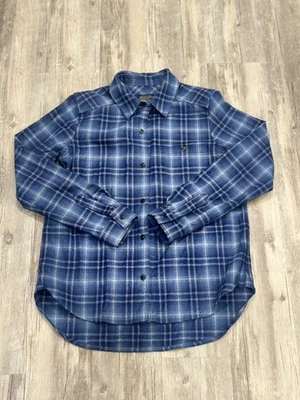 Pendleton Women's Meredith Button Down Wool Shirt Blue Plaid Size Small - Image 1 of 4