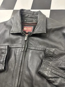 Wilsons Leather Co Black Jacket XLT Thinsulate Insulated Vintage 2000s - Bild 1 von 7