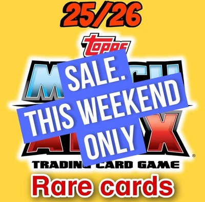 Match Attax 25/26 Topps Rare Cards - Image 1 of 4