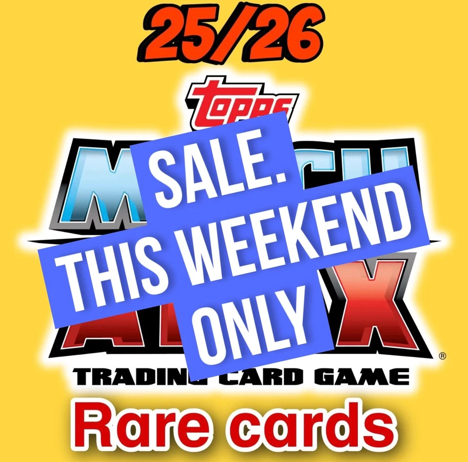 Match Attax 25/26 Topps Rare Cards - Image 1 of 4