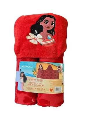 Полотенце с капюшоном Moana 2, 27 дюймов x 50 дюймов - Изображение 1 из 3