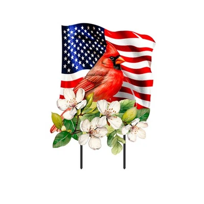Arte en metal Briarwood Lane American Cardinal Foto 1 de 3