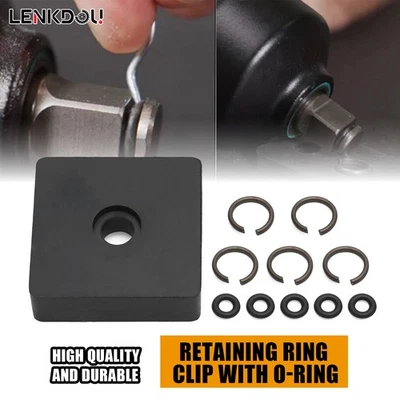 Clip de anillo de retención de llave de impacto tipo 3/8" con kit de junta tórica para Milwaukee Foto 1 de 4