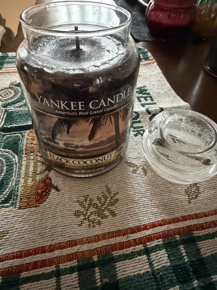 Yankee Candle Black Coconut 22oz Large Jar