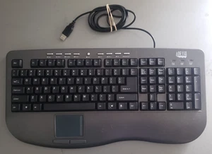 Adesso Win Touch Pro Desktop Multimedia USB QWERTY Keyboard Windows 10 AKB-430UG - Picture 1 of 5