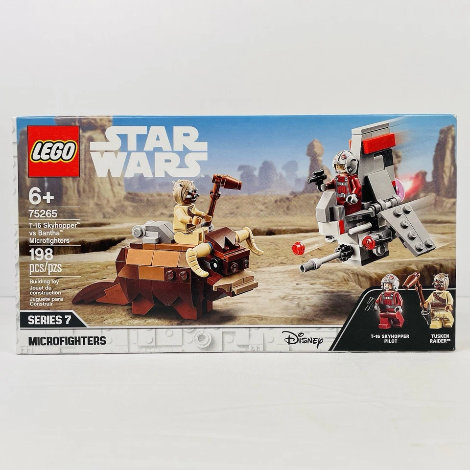 LEGO 75265 Star Wars: T-16 Skyhopper vs Bantha Microfighters NEW Sealed 2020 - Image 1 of 4