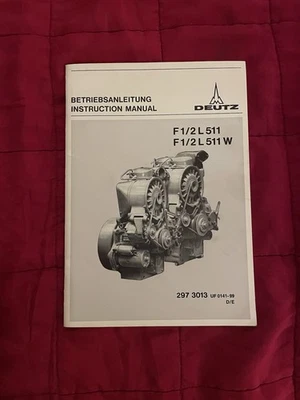 Deutz F1/2L 511 W Motor Betriebsanleitung Bedienungsanleitung  - Bild 1 von 2