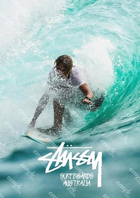 Surfing Australia, Stussy Surfboards, Poster Print - No Frame - Image 1 of 4