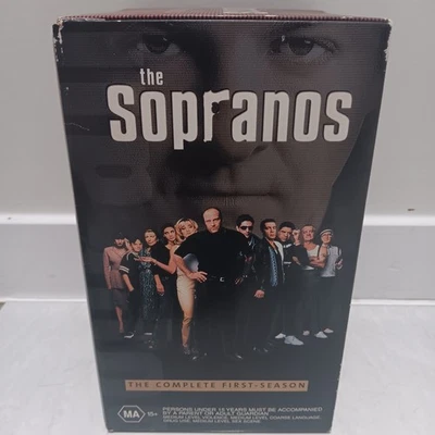 The Sopranos VHS The Complete First Season Box Set Season 1 HBO Free Shipping - Image 1 of 4