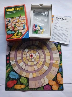 Ravensburger Snail Trail Board Game 1982 Vintage Complete - Image 1 of 4